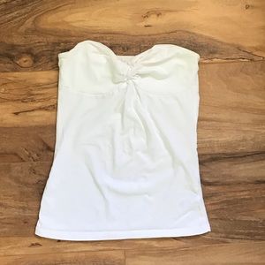 WHITE TUBE TOP